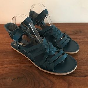 Geé WaWa Teal Huarache Sandals